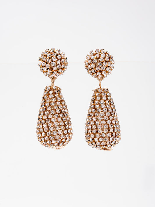 Mila Drop Rhinestone Earrings