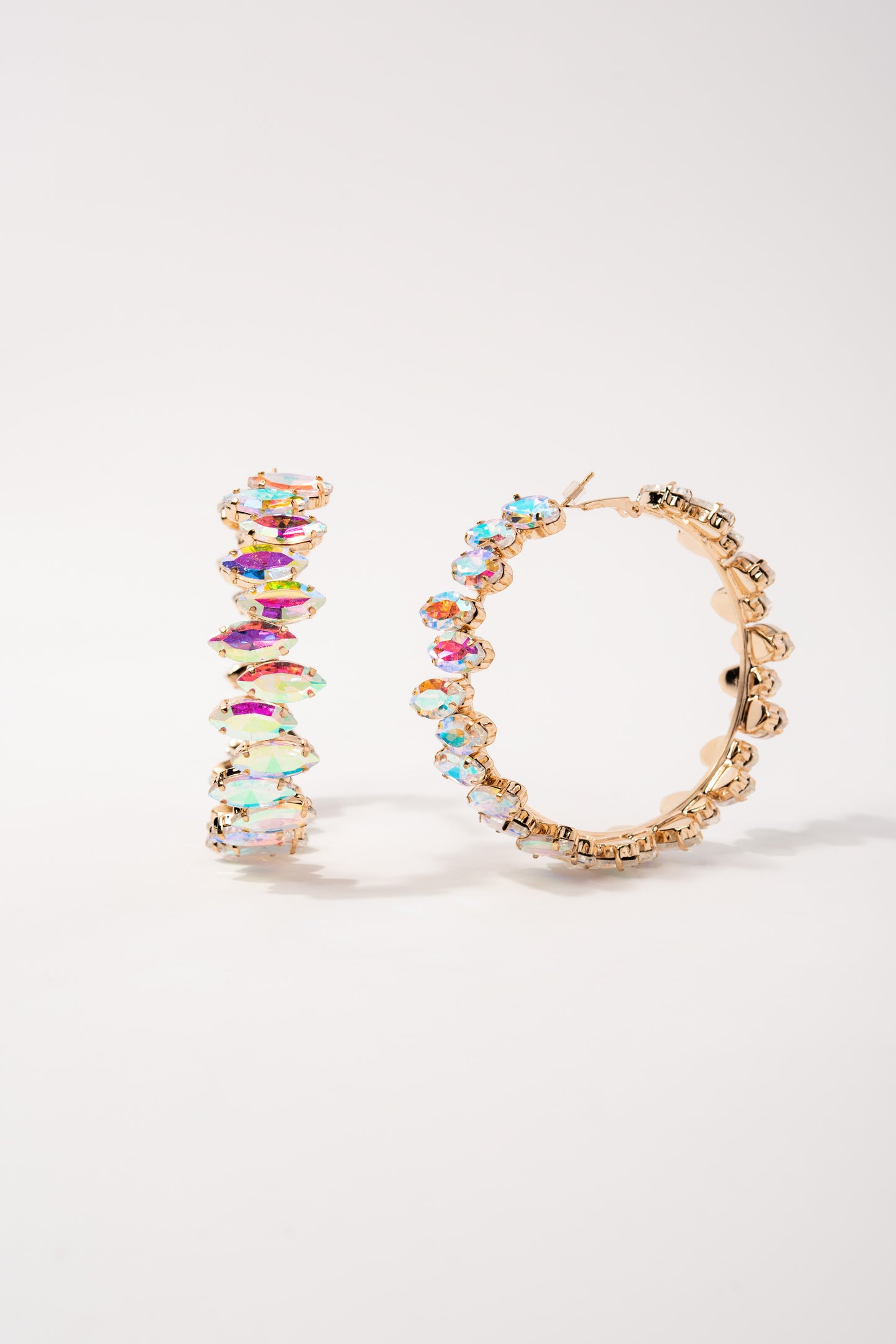 Darcie Rhinestone Clasp Earrings