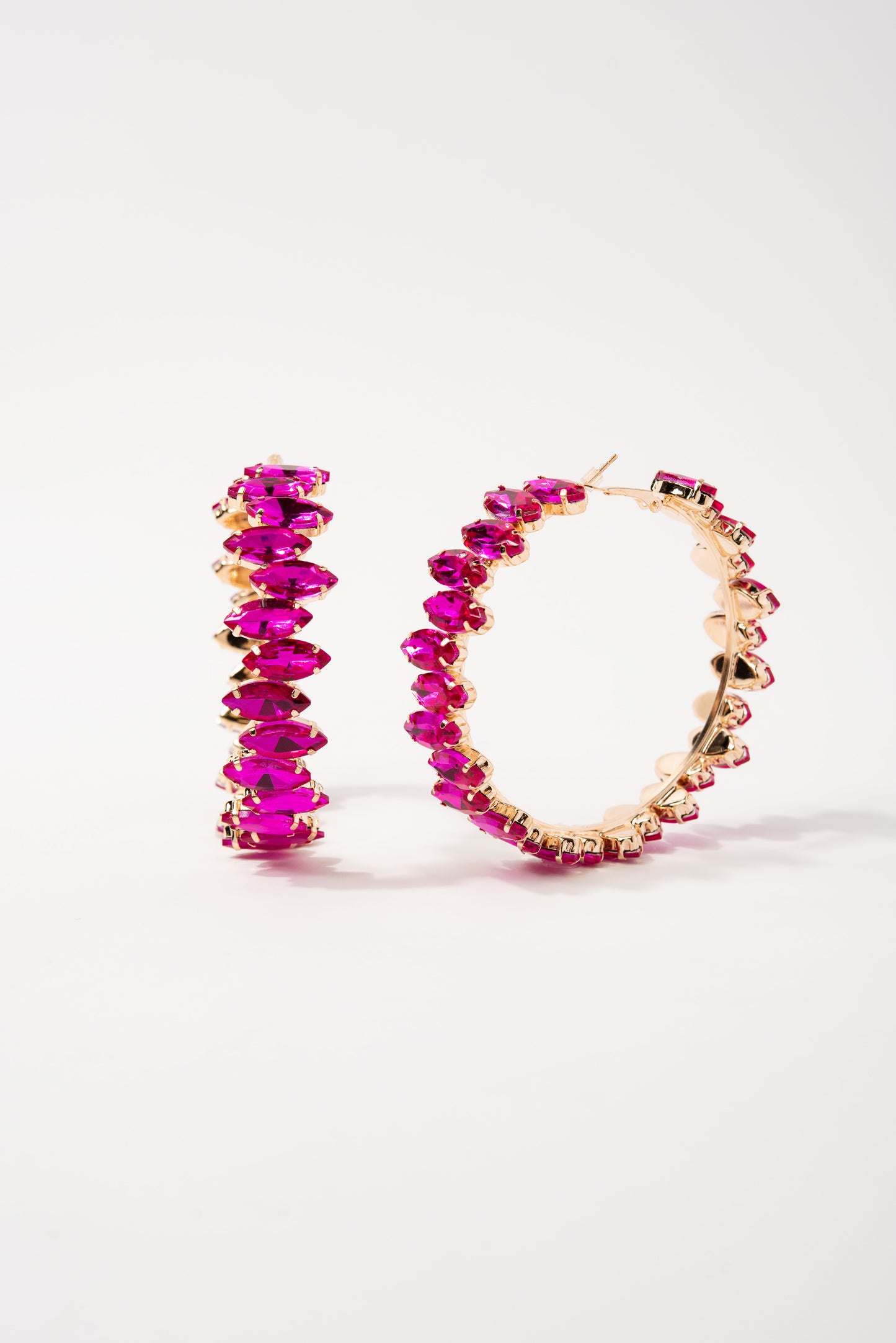 Darcie Rhinestone Clasp Earrings