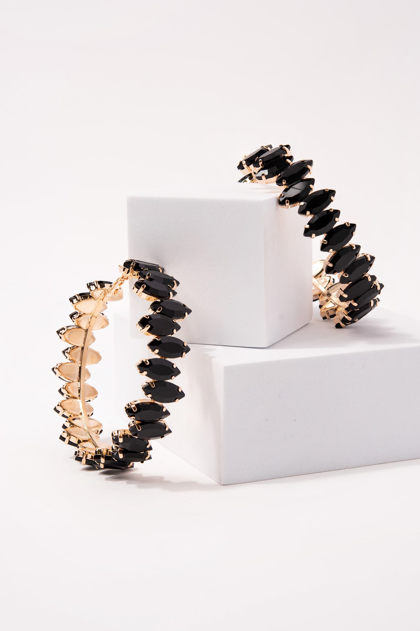 Darcie Rhinestone Clasp Earrings