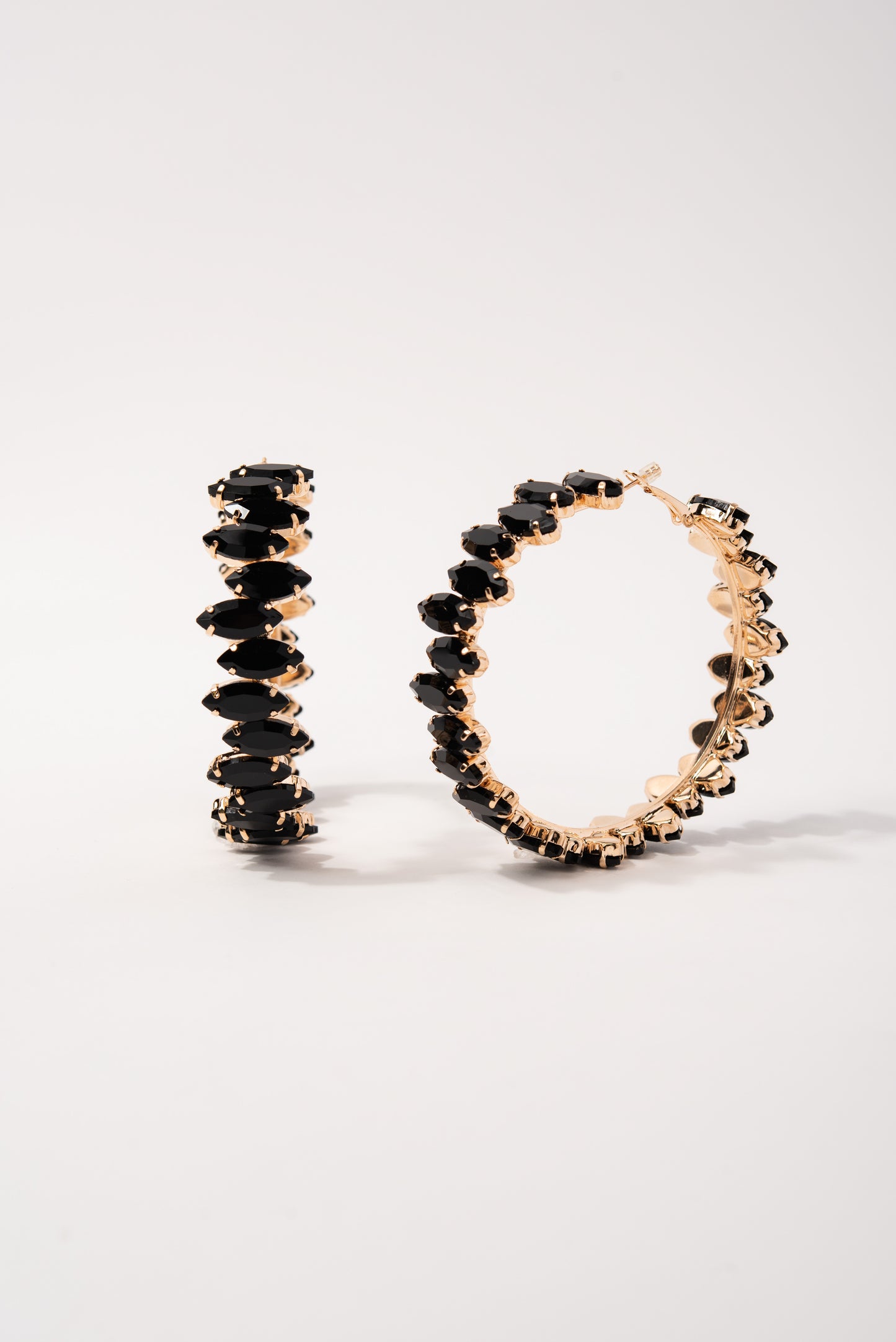 Darcie Rhinestone Clasp Earrings
