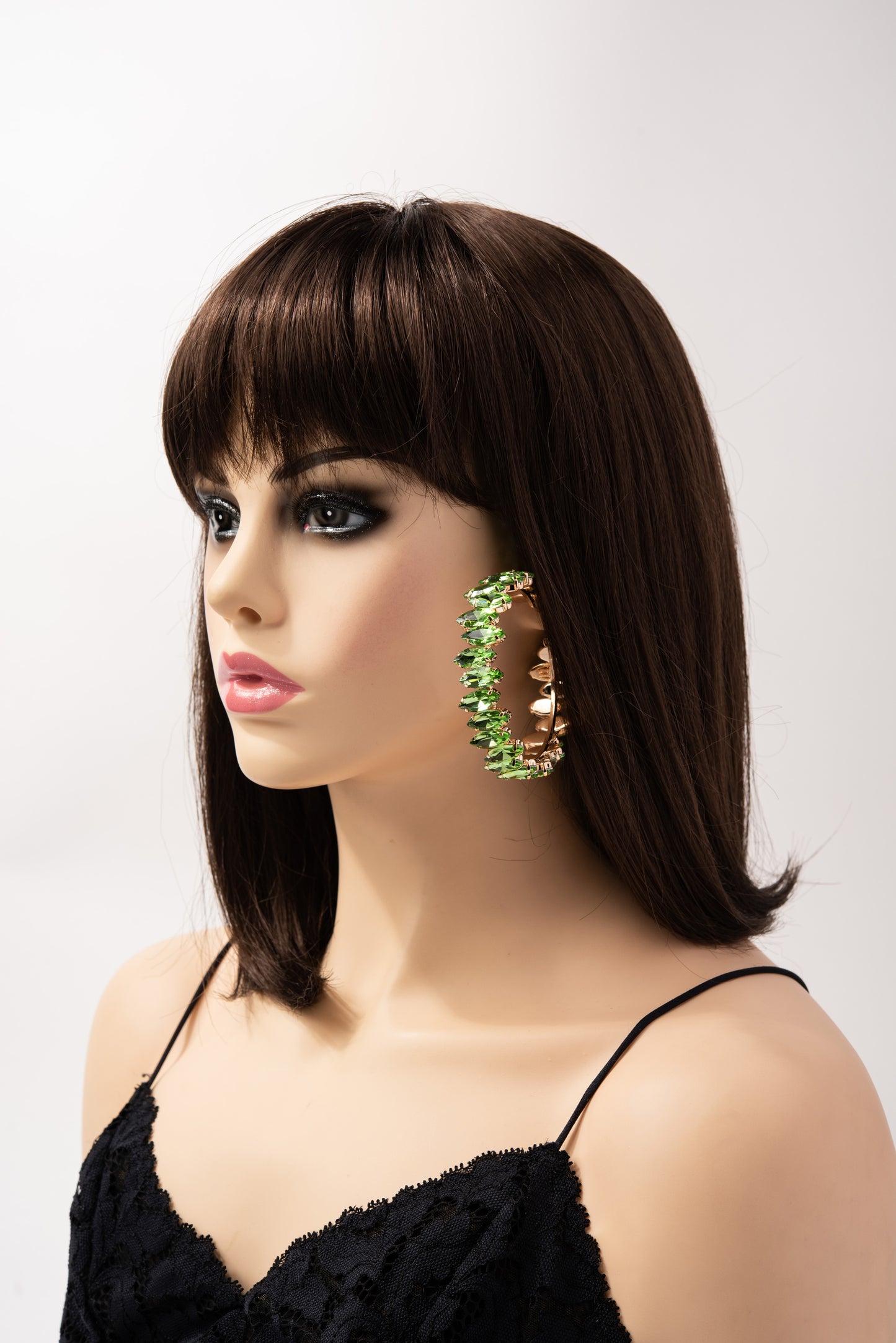Darcie Rhinestone Clasp Earrings