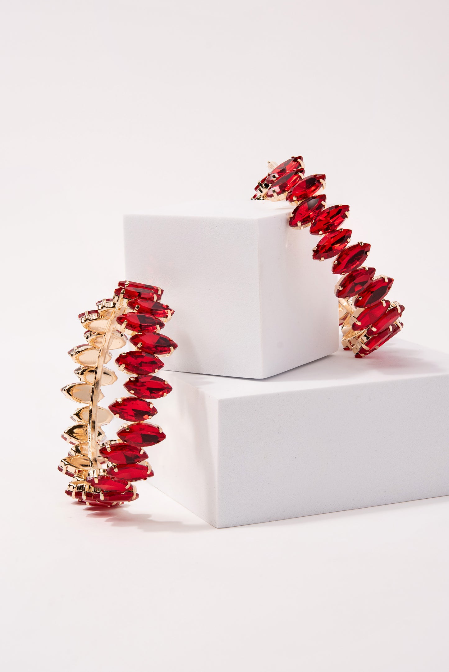 Darcie Rhinestone Clasp Earrings