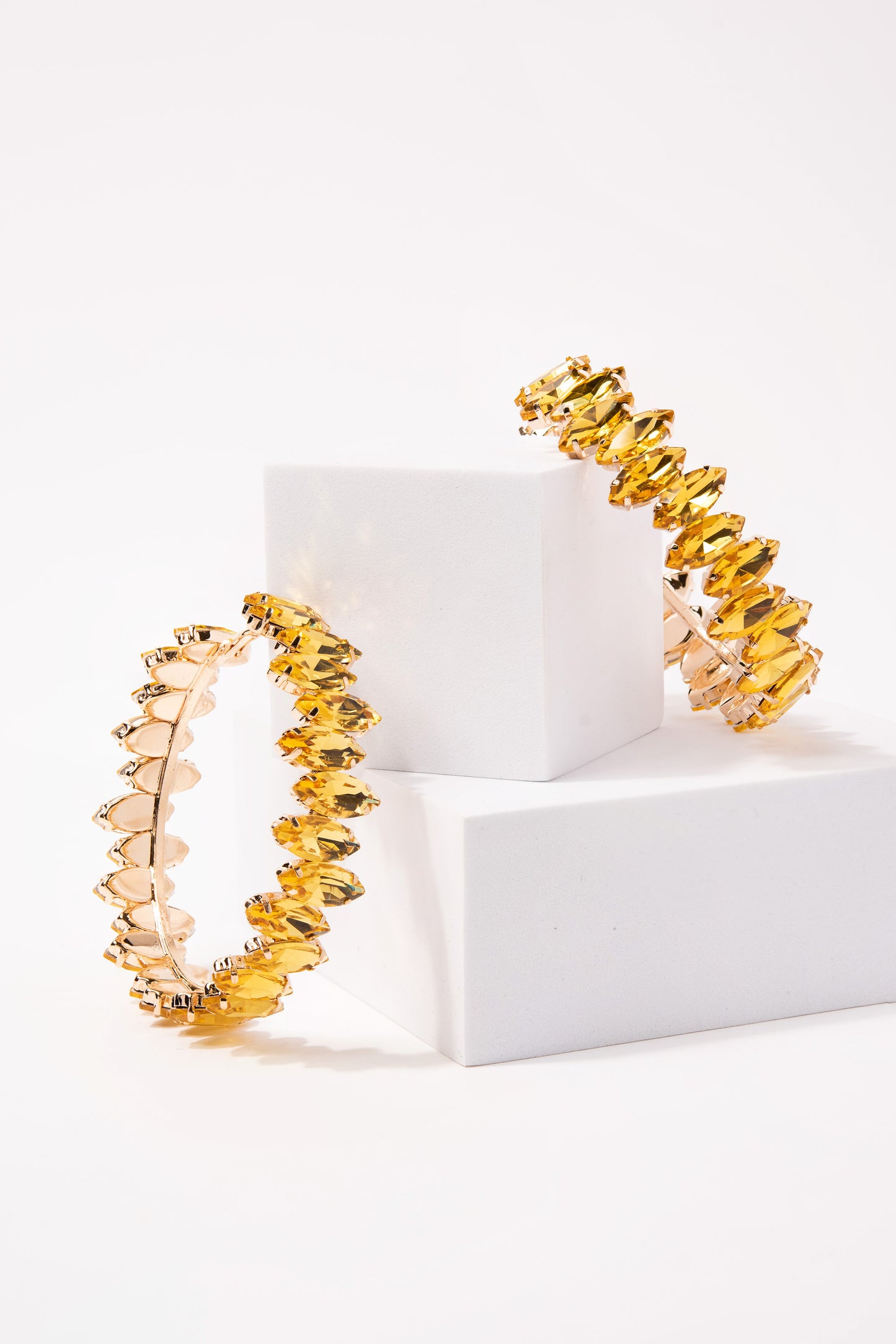 Darcie Rhinestone Clasp Earrings