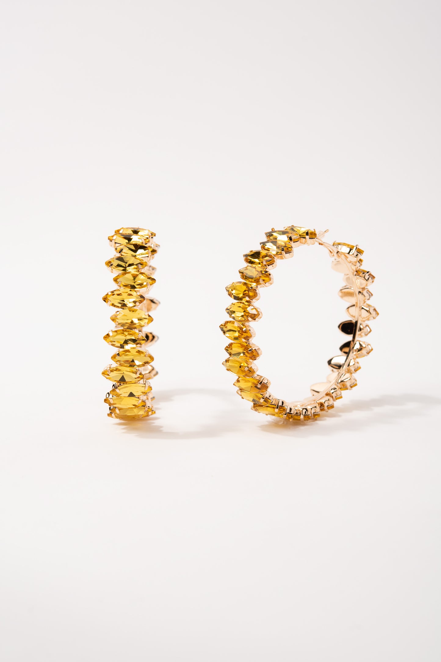 Darcie Rhinestone Clasp Earrings