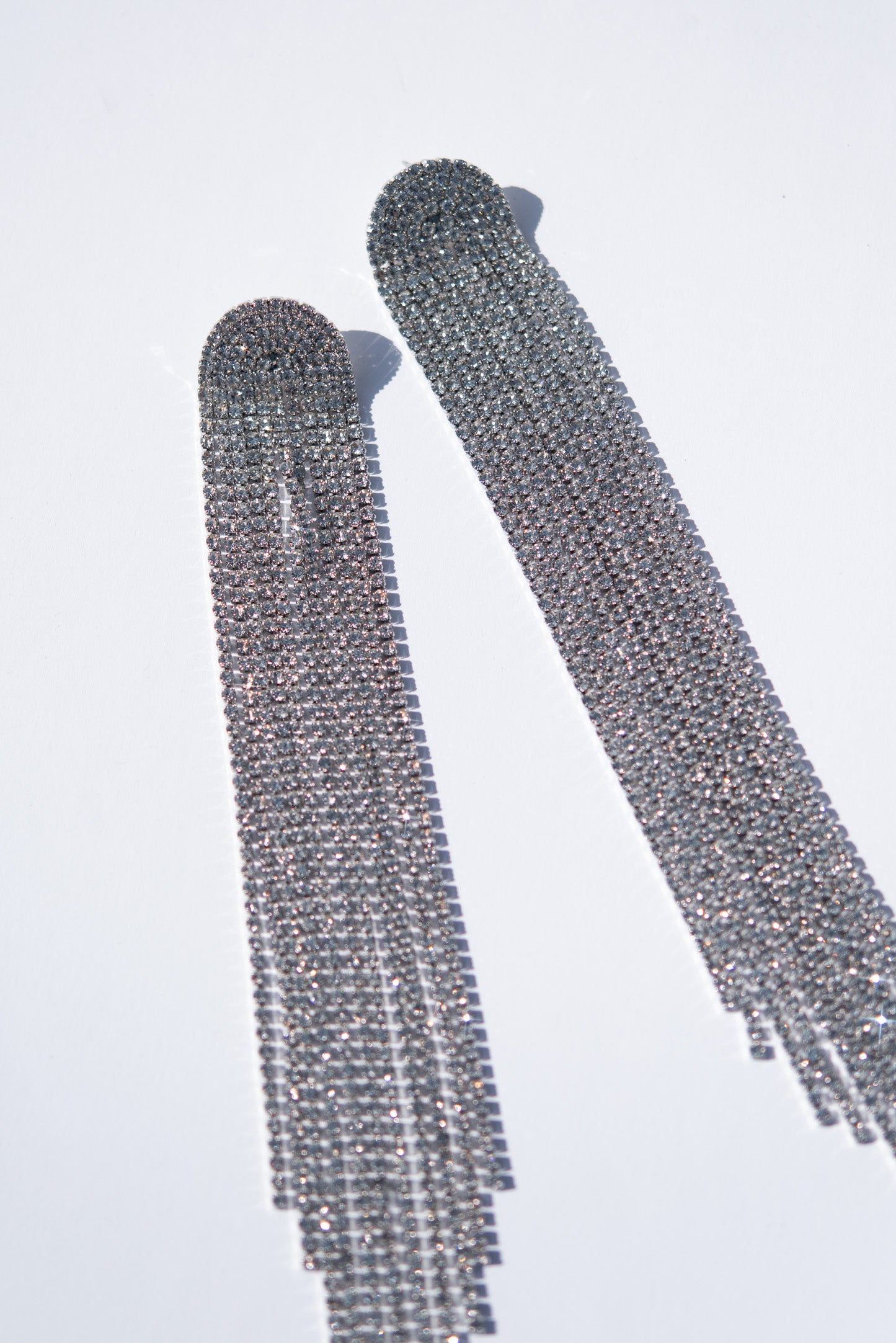 Maya Arch Tassel Long Drop Earrings