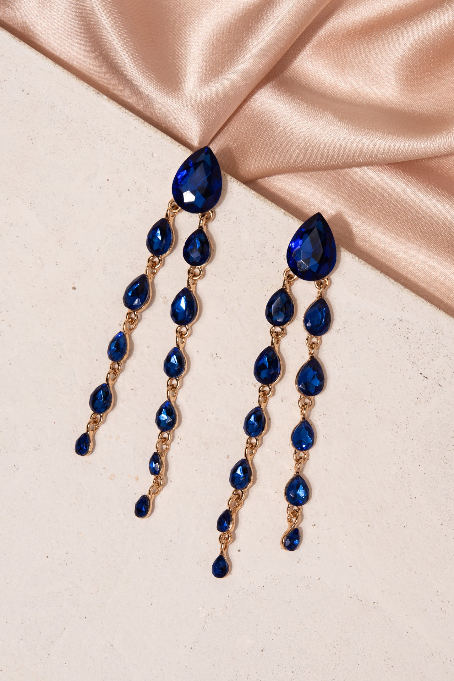 Royal blue deals colour earrings