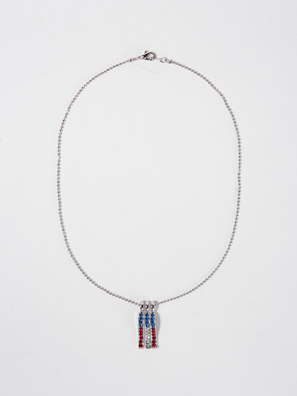Nevaeh 4th of July Pendant flag Necklace