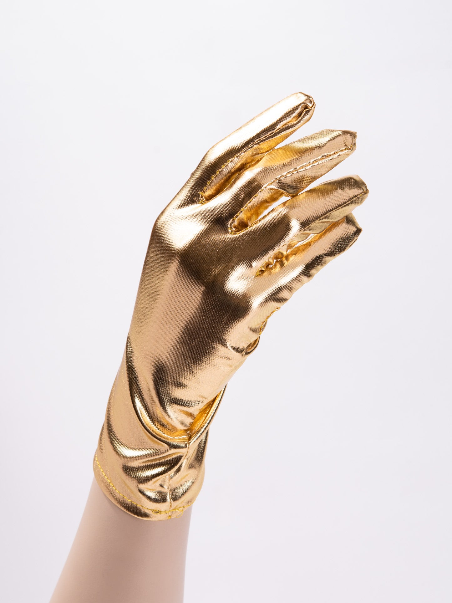 Nova Wrist Length Metallic Gloves