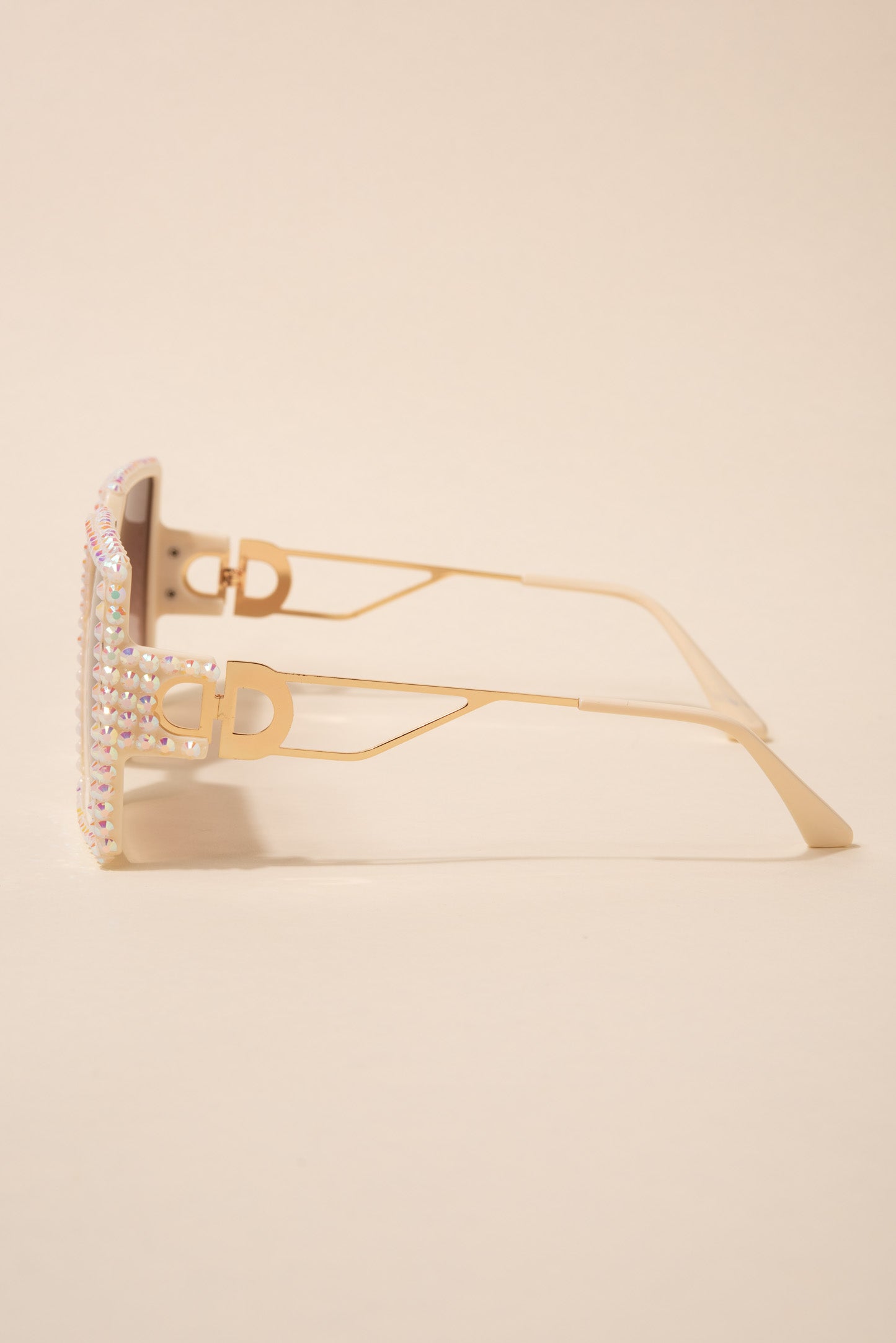 Priscilla Oversized Pentagon Rhinestone Sunglasses