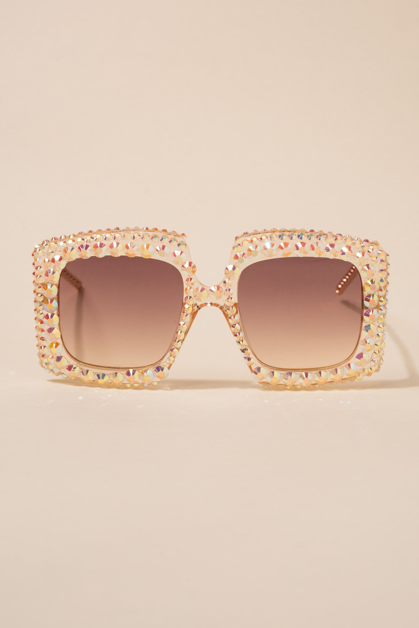 Anita Rectangular Rhinestone Sunglasses
