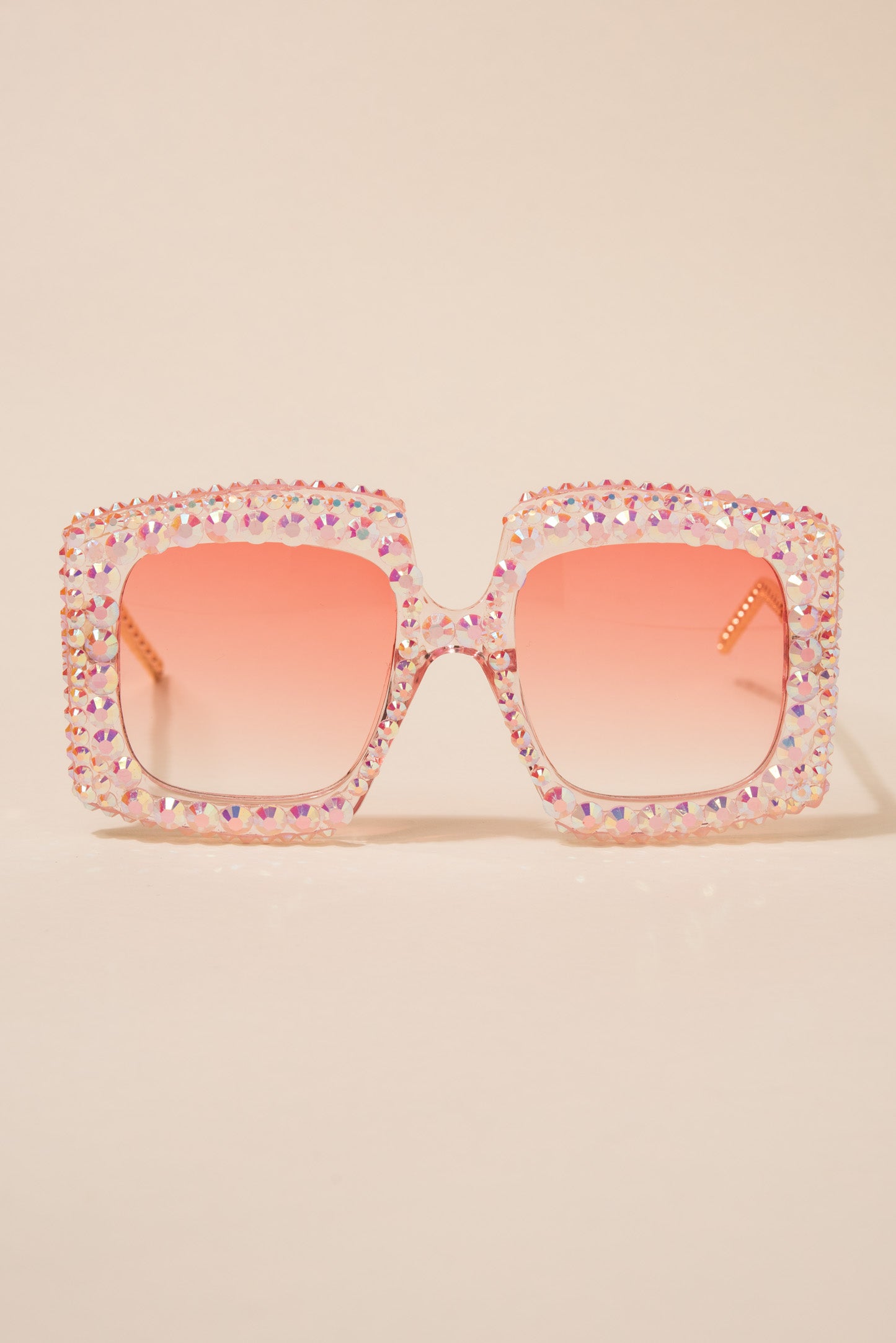 Anita Rectangular Rhinestone Sunglasses