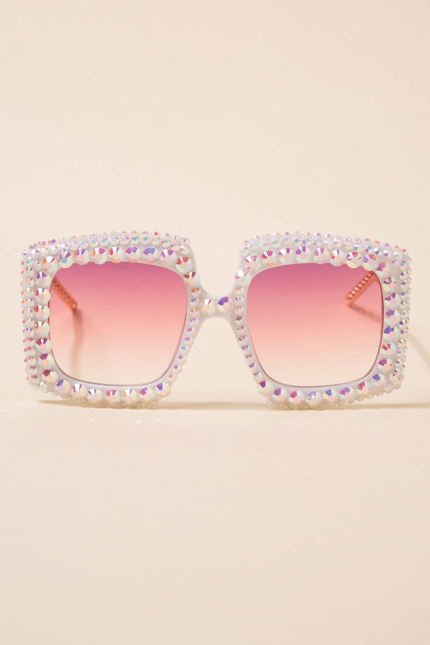 Anita Rectangular Rhinestone Sunglasses