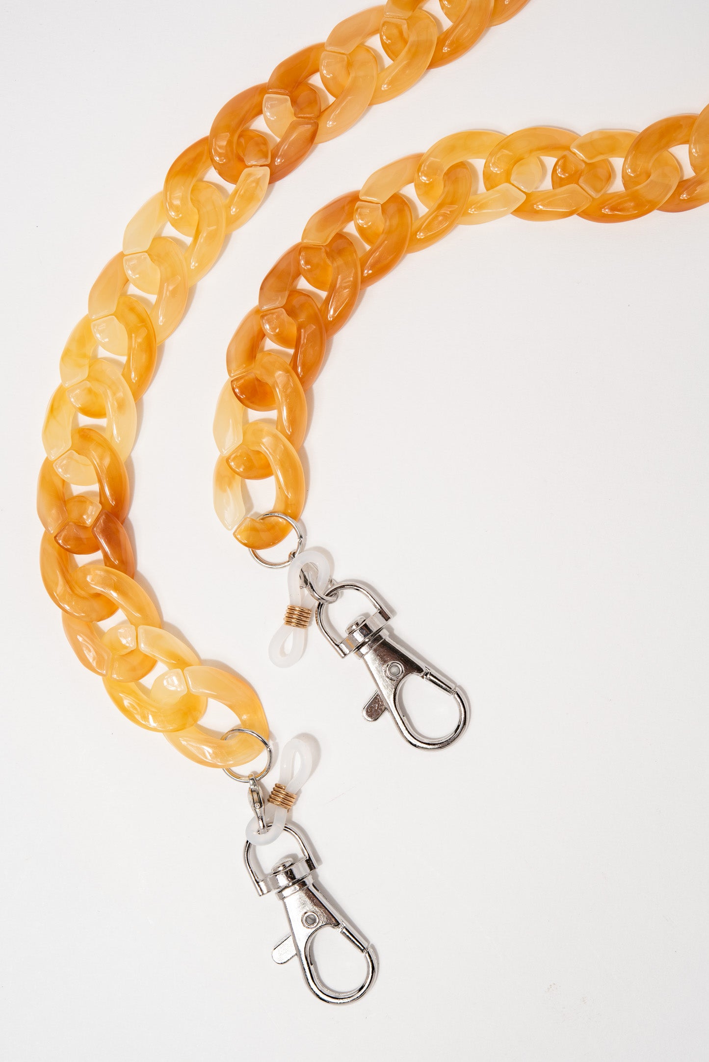 Emma Glasses & Mask Chain Link - Amber