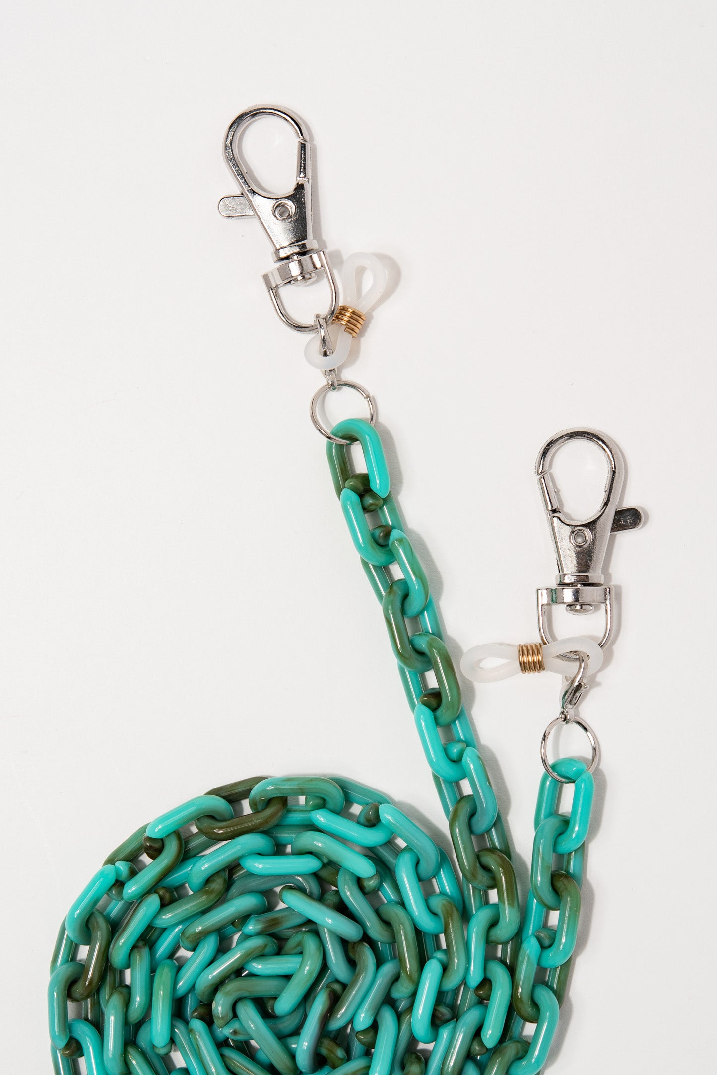 Kasey Glasses & Mask Chain Link - Turquoise