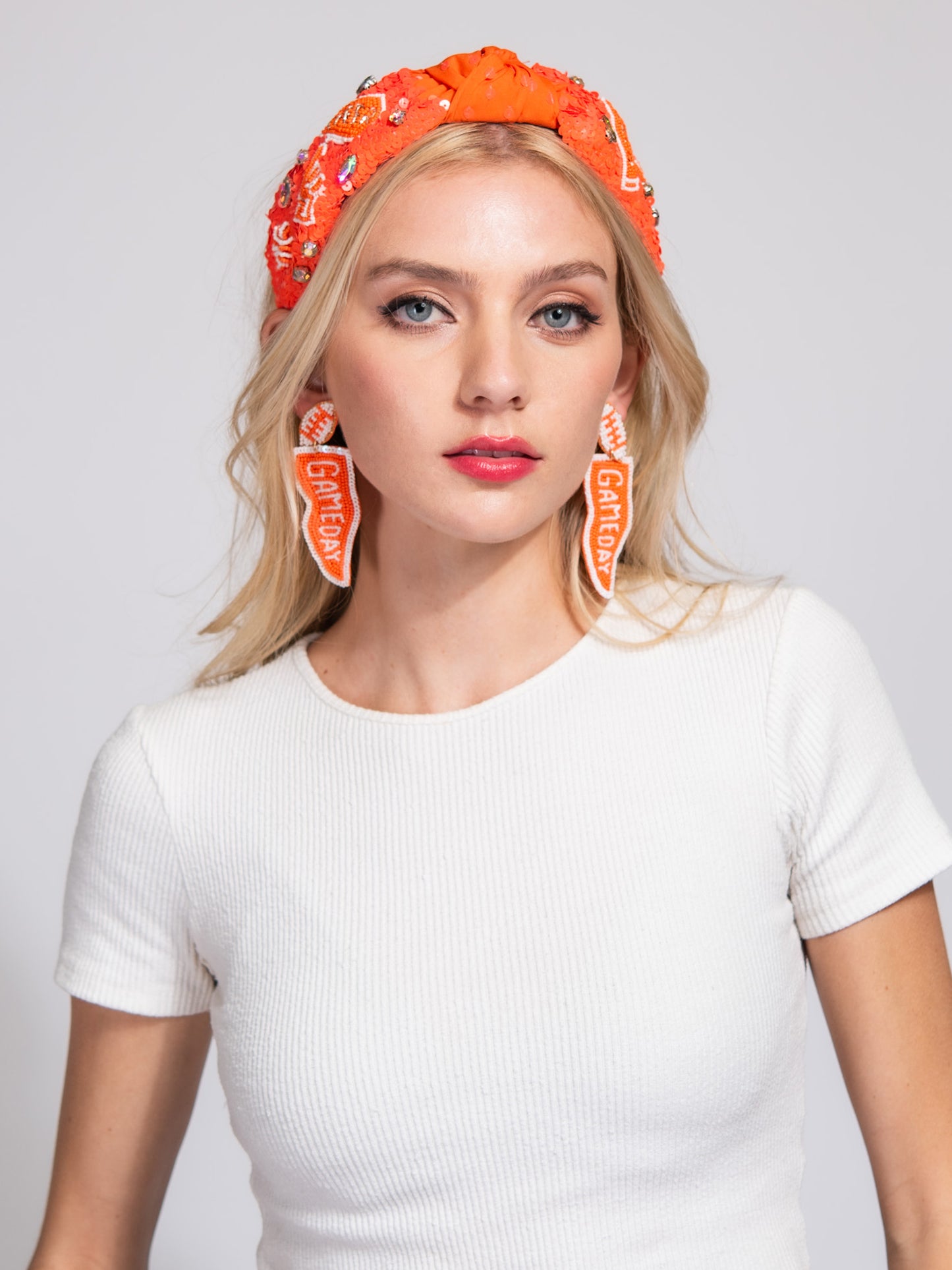 Isabella Number 1 Hand Top Knotted Jeweled Beaded Headband