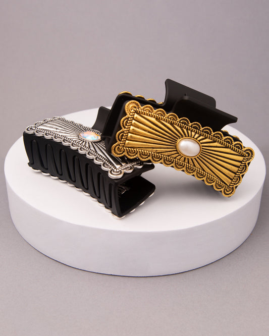 Juliet Western Decorative Jewel Embellished Hair Clip