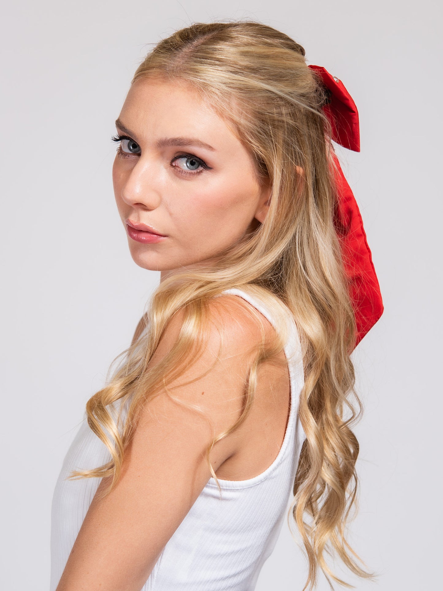 Elizabeth Game Day Gemstone Bow Barrette Hair Clip