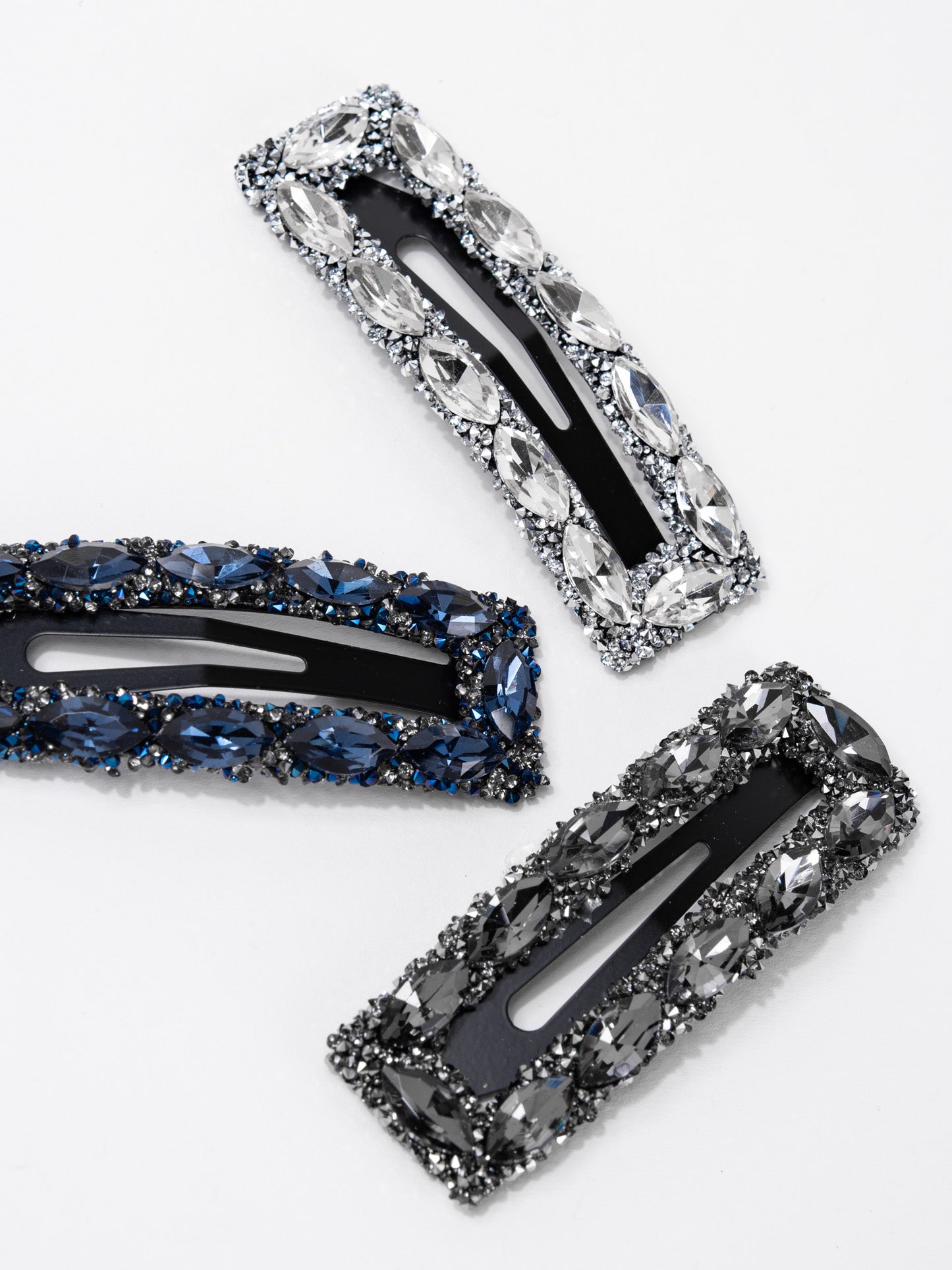 Emma 3 Piece Hair Clip Rhinestone Set