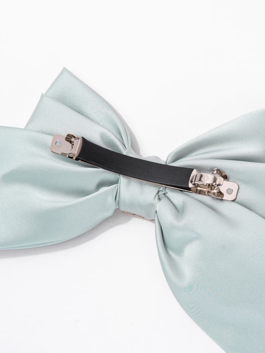 Nyla Fashion Flower Stone Hair Clip | Mint