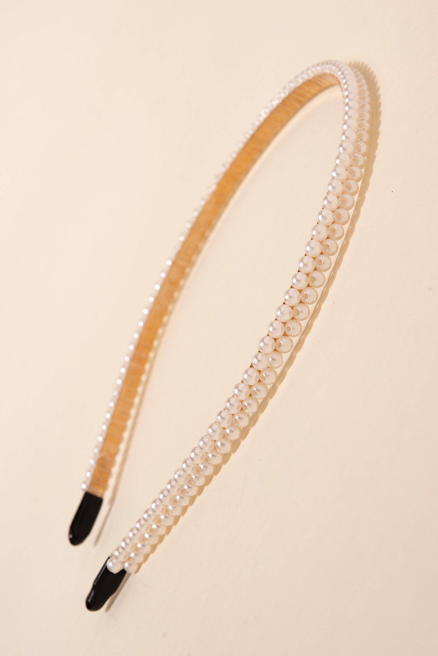 Billie Double Strand Pearl Headband