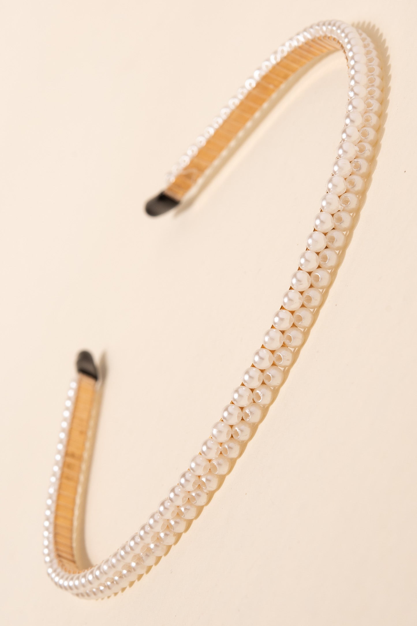 Billie Double Strand Pearl Headband