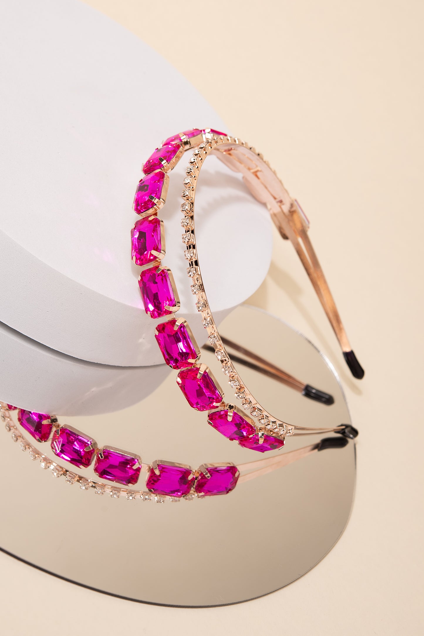 Gems & Studs Double Band Headband