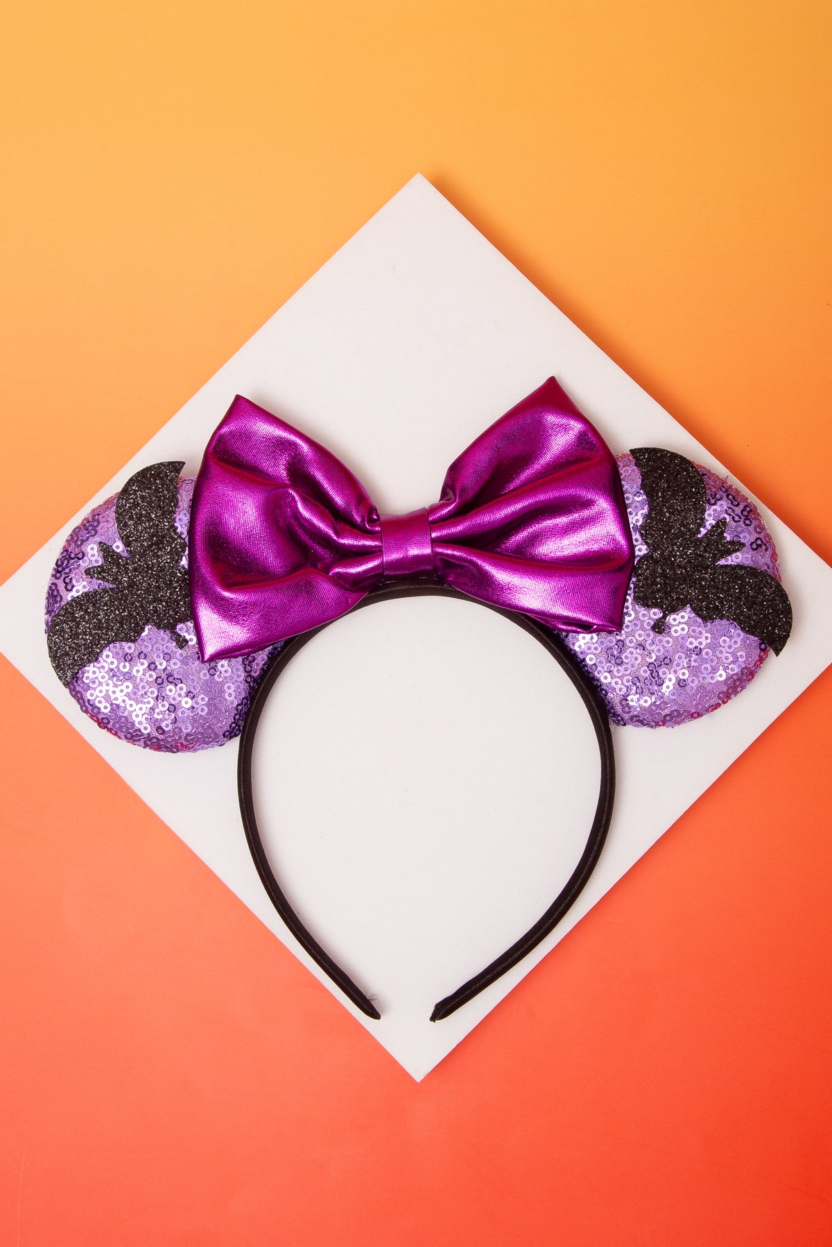 Margaret Bat With Bow Halloween Headband