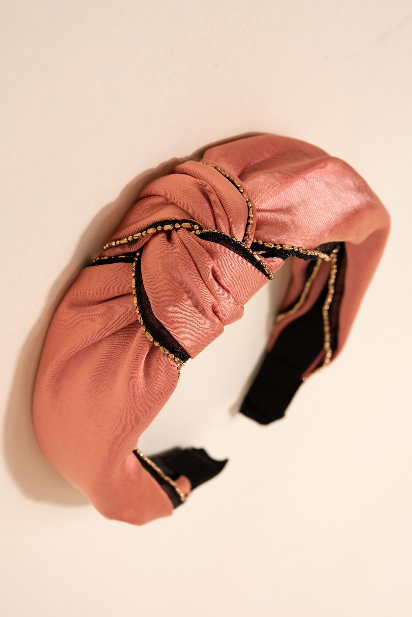 Sonia Satin Wrapped Bead Headband