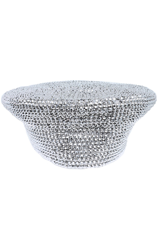 Isabelle Sunday Best Bling Dressy Braid Church Hat | Silver