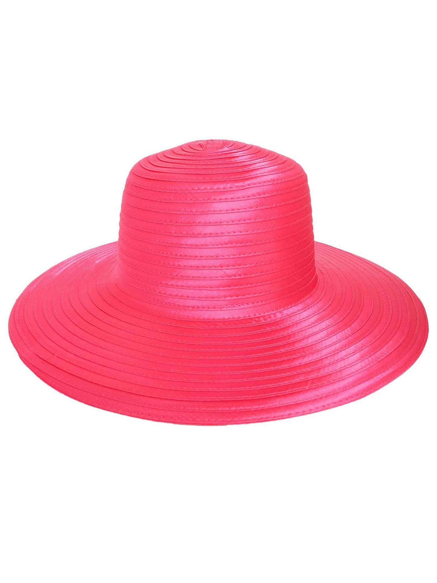 Layla Vibrant Color Down Wide Brim Paper Braid Hat