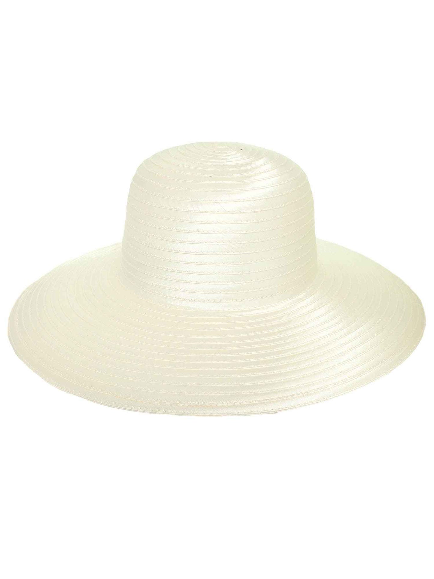 Layla Vibrant Color Down Wide Brim Paper Braid Hat