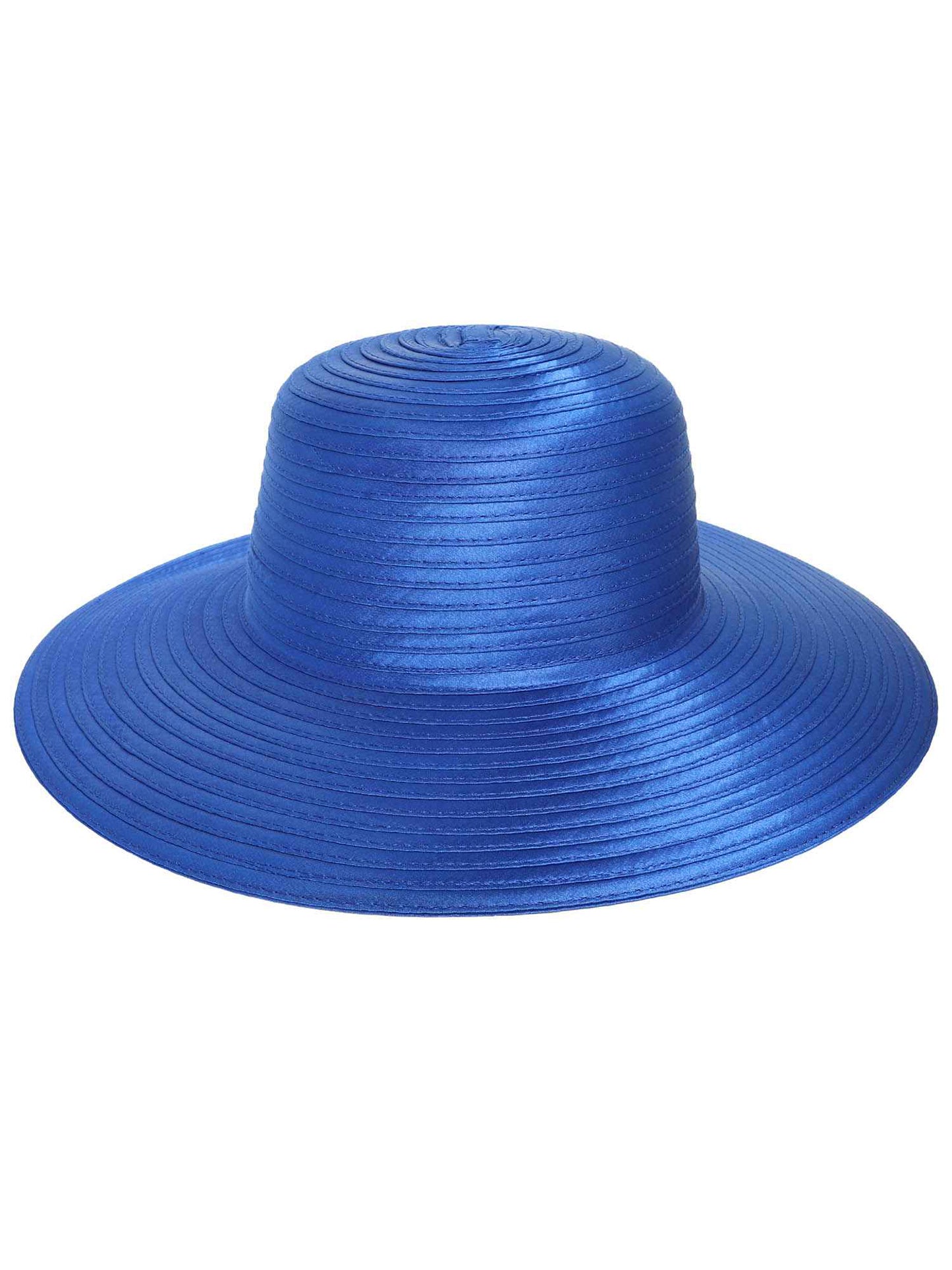 Layla Vibrant Color Down Wide Brim Paper Braid Hat