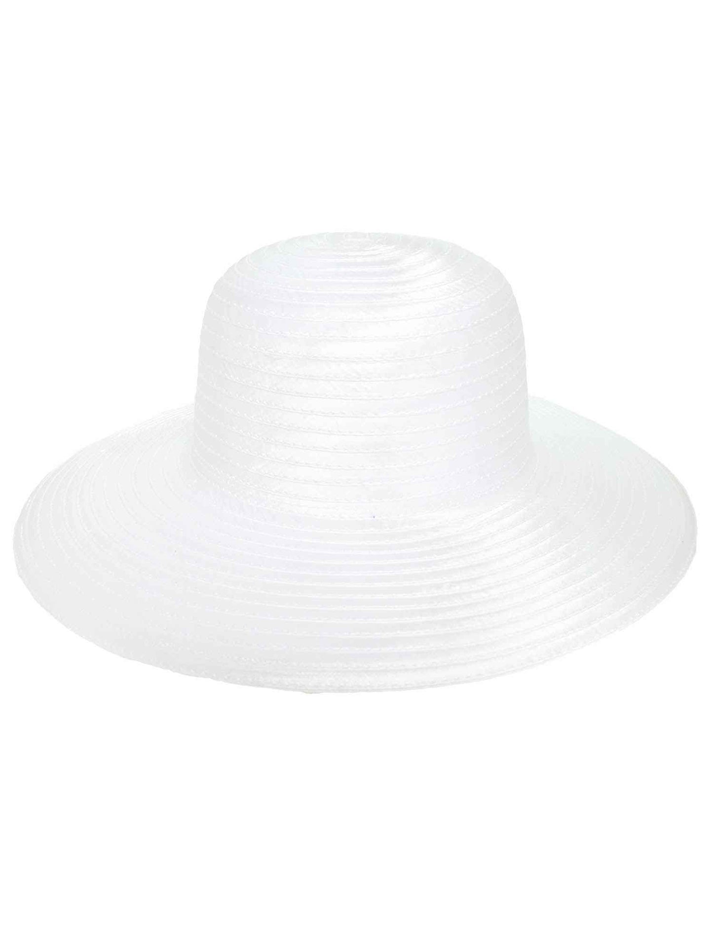 Layla Vibrant Color Down Wide Brim Paper Braid Hat