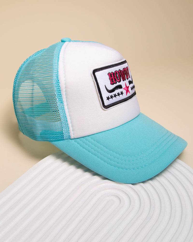 Amy Western "Howdy" Two-Tone Trucker Hat