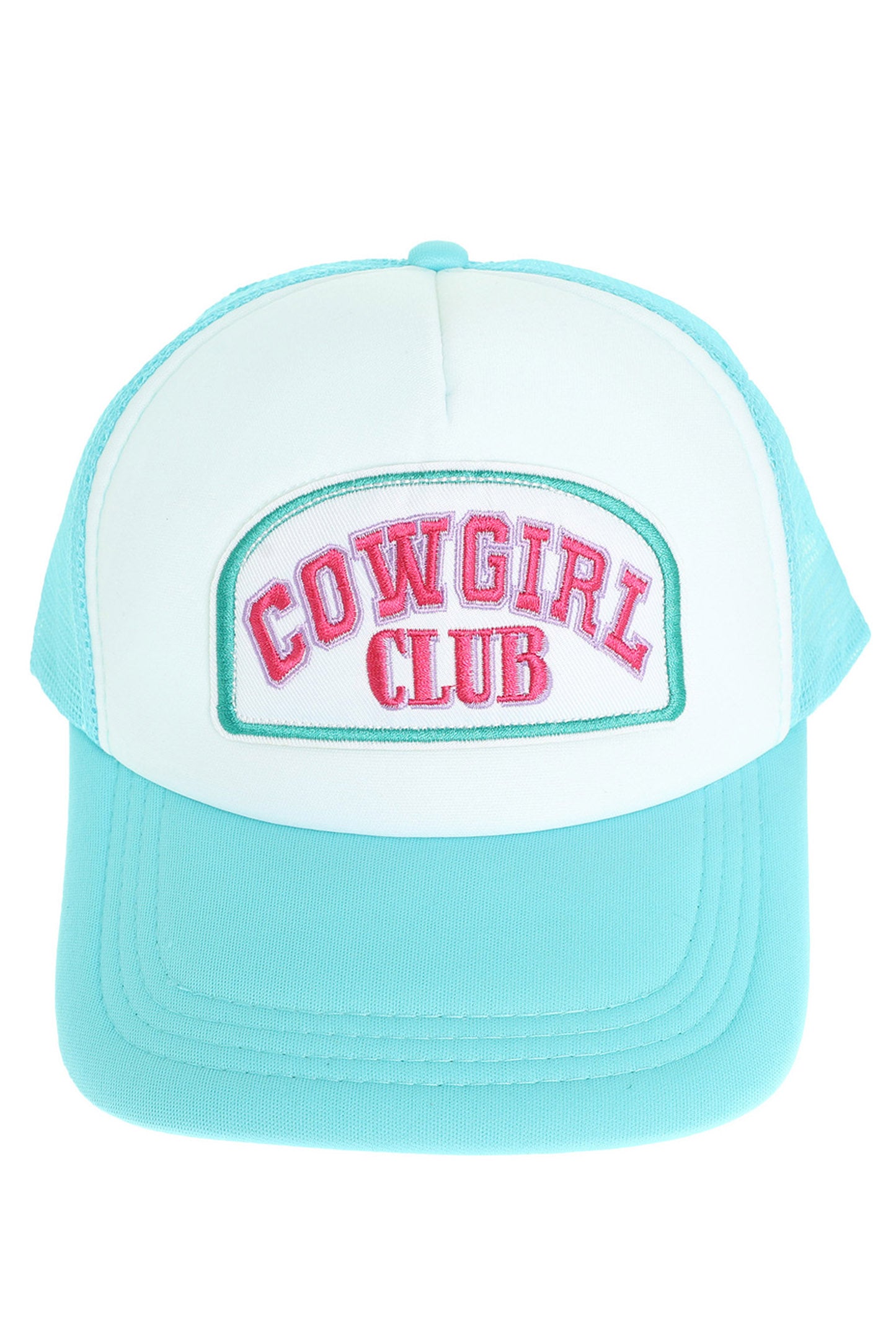 Kelly Cowgirl Cub Mesh Backing Trucker Cap | Blue