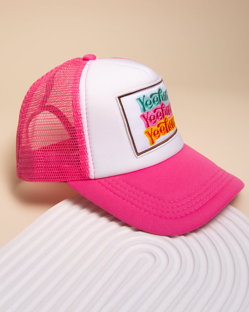 Dolly Western "Yeehaw" Colorful Trucker Hat