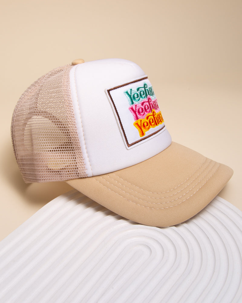 Dolly Western "Yeehaw" Colorful Trucker Hat