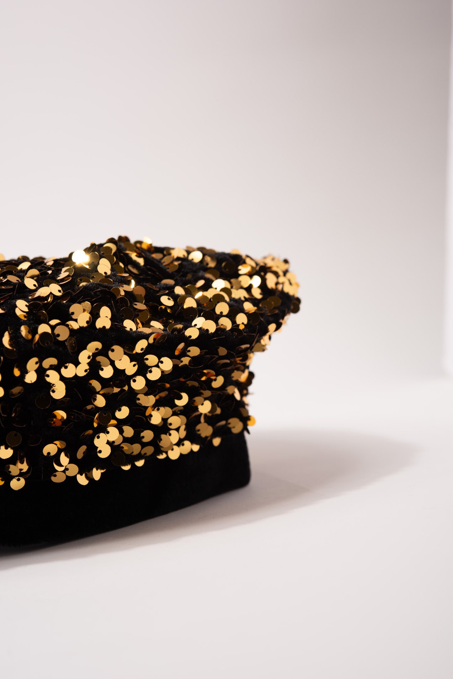 Jade Sparkly Sequin Beret Cap
