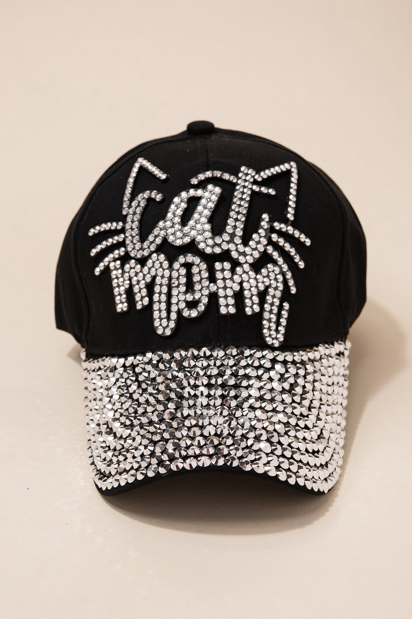 Cat Mom Cap with Full Bill Jewels