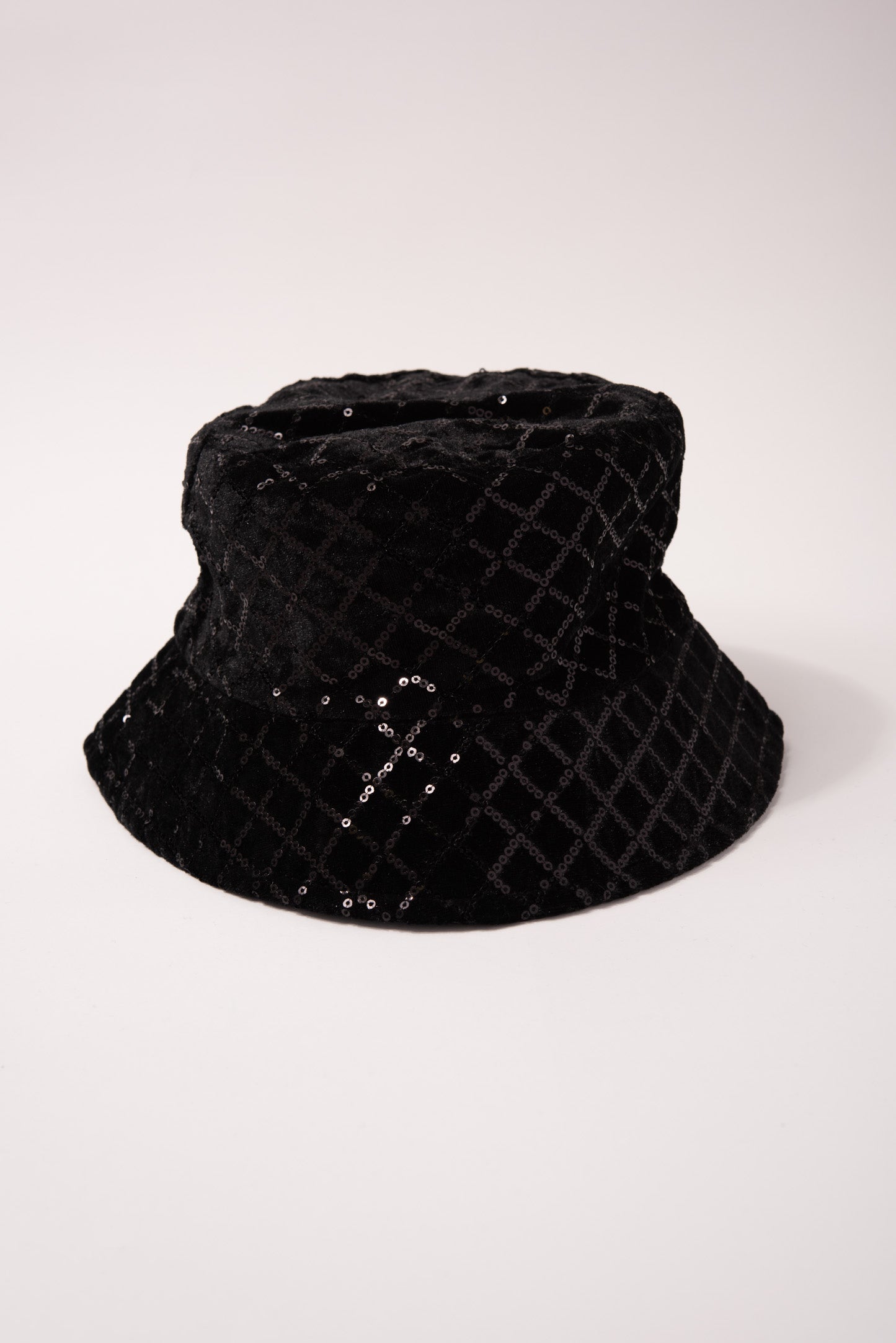 Diamond Sequin Bucket Hat