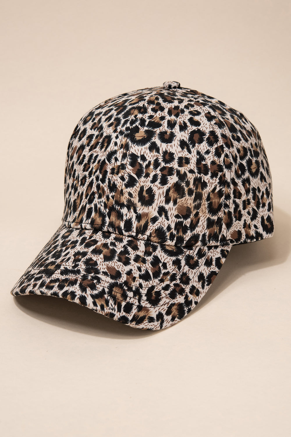 Classic Leopard Casual Cap | Grey