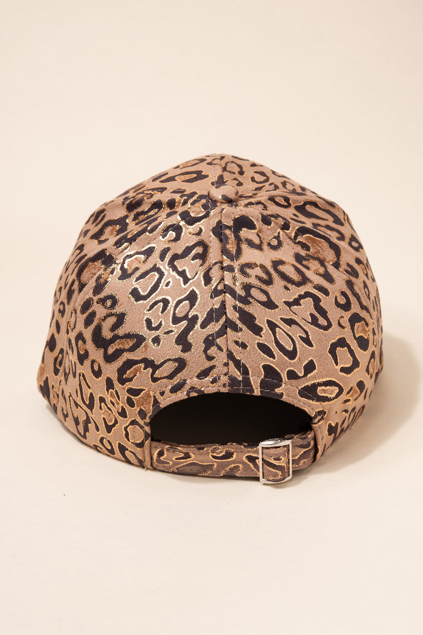 Soft Leopard Cap with Foil Detail