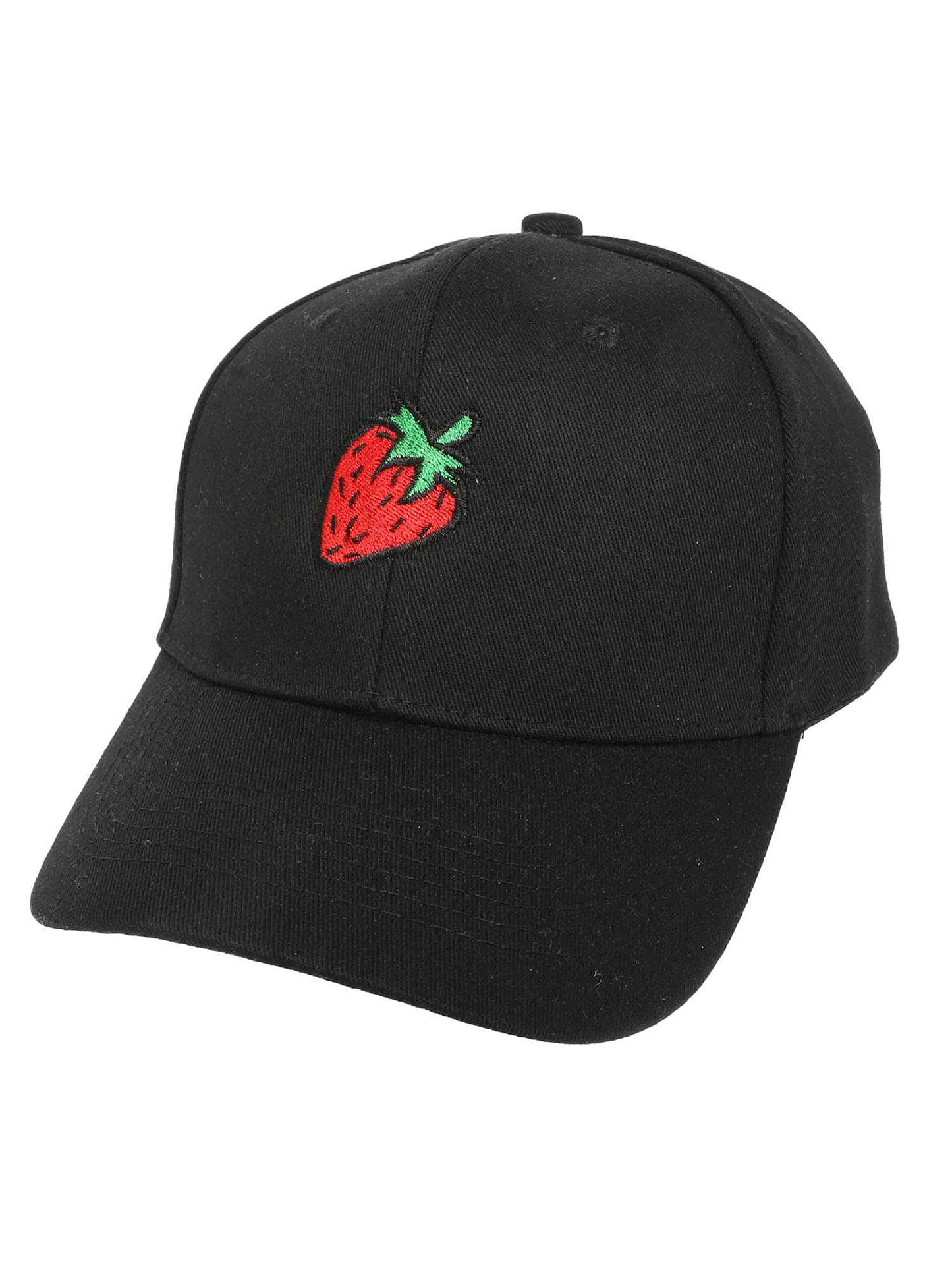 Catalina Strawberry Embroidered Relaxed Denim Fit Baseball Cap