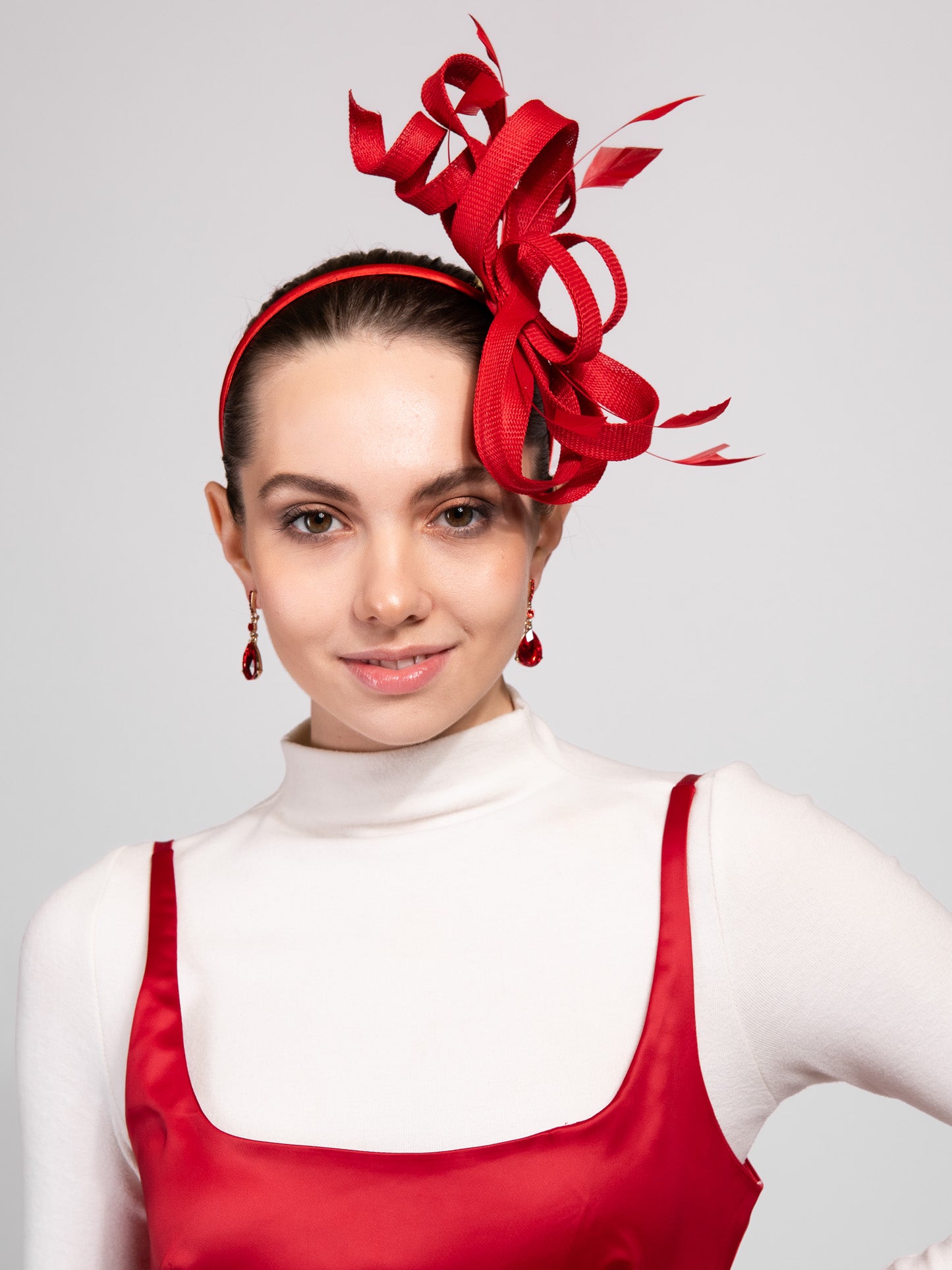 Lucia Fashion Flax Fascinator