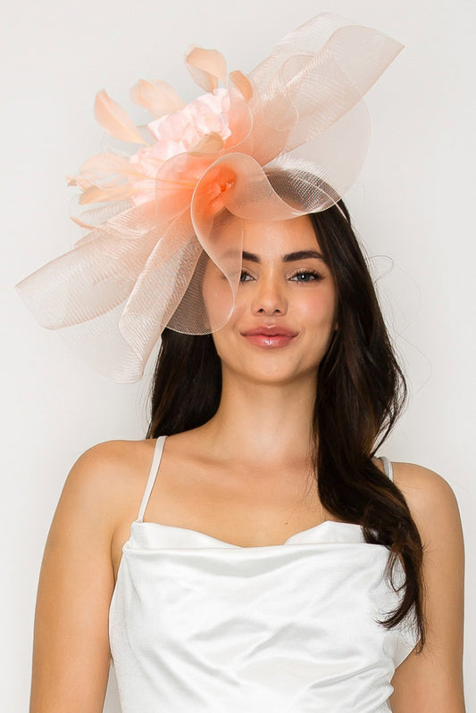 Rose Fashion Fascinator Flower with Hair Clip