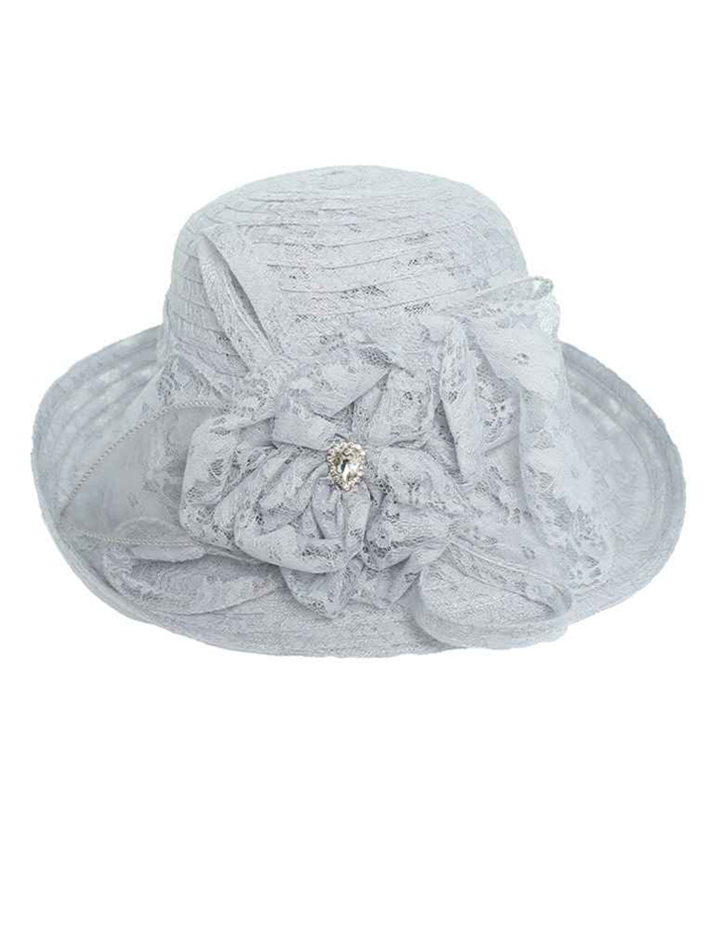 Valentina Dressy Upbrim Lace Bowler Hat