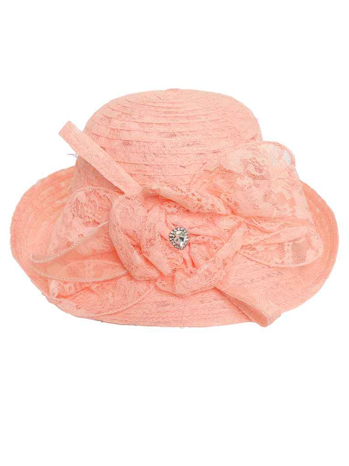 Valentina Dressy Upbrim Lace Bowler Hat