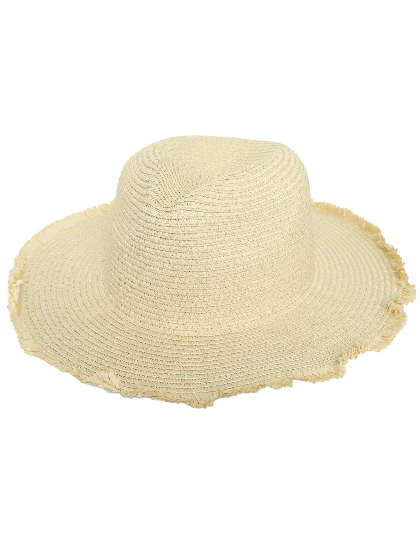 Sienna Western Wide Brim Pattered Woven Cowboy Hat