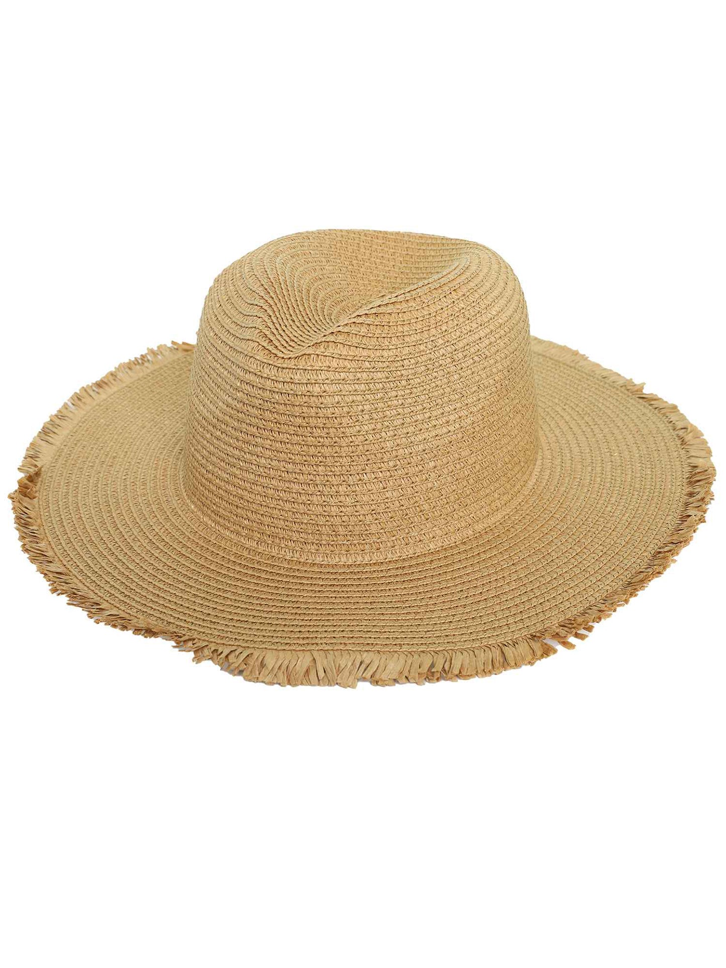 Sienna Western Wide Brim Pattered Woven Cowboy Hat